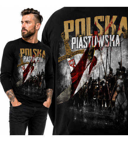LONGSLEEVE PATRIOTYCZNY POLSKA PIASTOWSKA